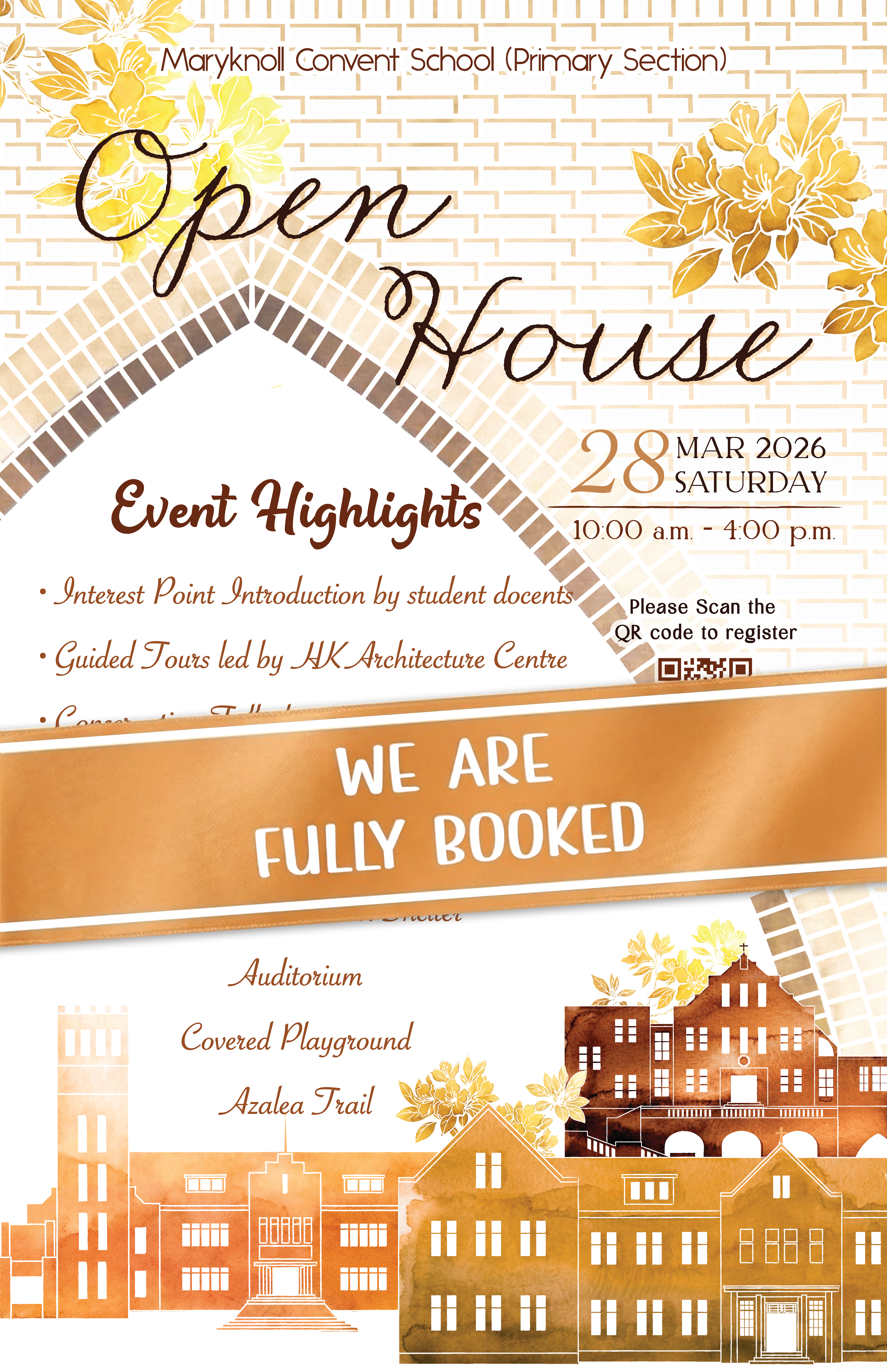 Maryknoll Convent School Open House 2026 Poster